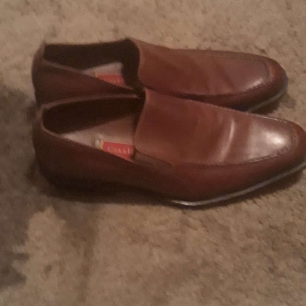 brown cole haan loafers